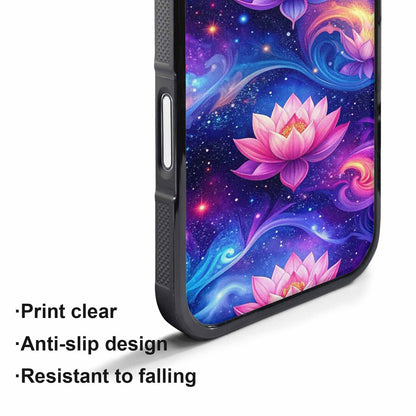 iPhone 17 Pro Max Case — Lotus Galaxy Art Seamless Galaxy Space, Custom Phone Case