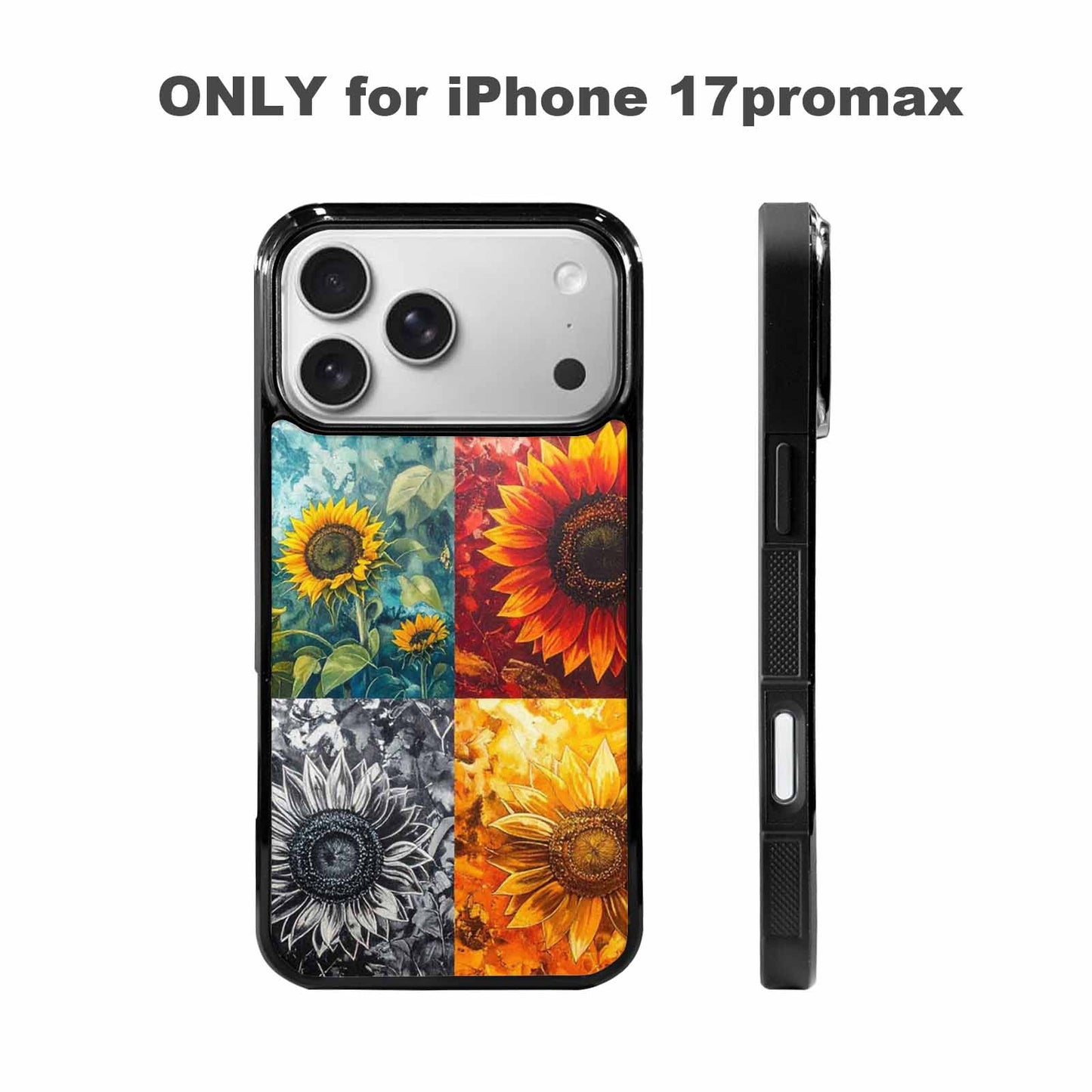 iPhone 17 Pro Max Case — Blend Melt Them Together Floral, Custom Print Case Cover