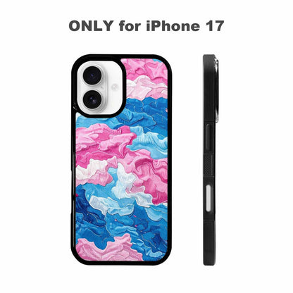 iPhone 17 Case — Vivid Camo Transgender Camo, Custom Art Phone Cover
