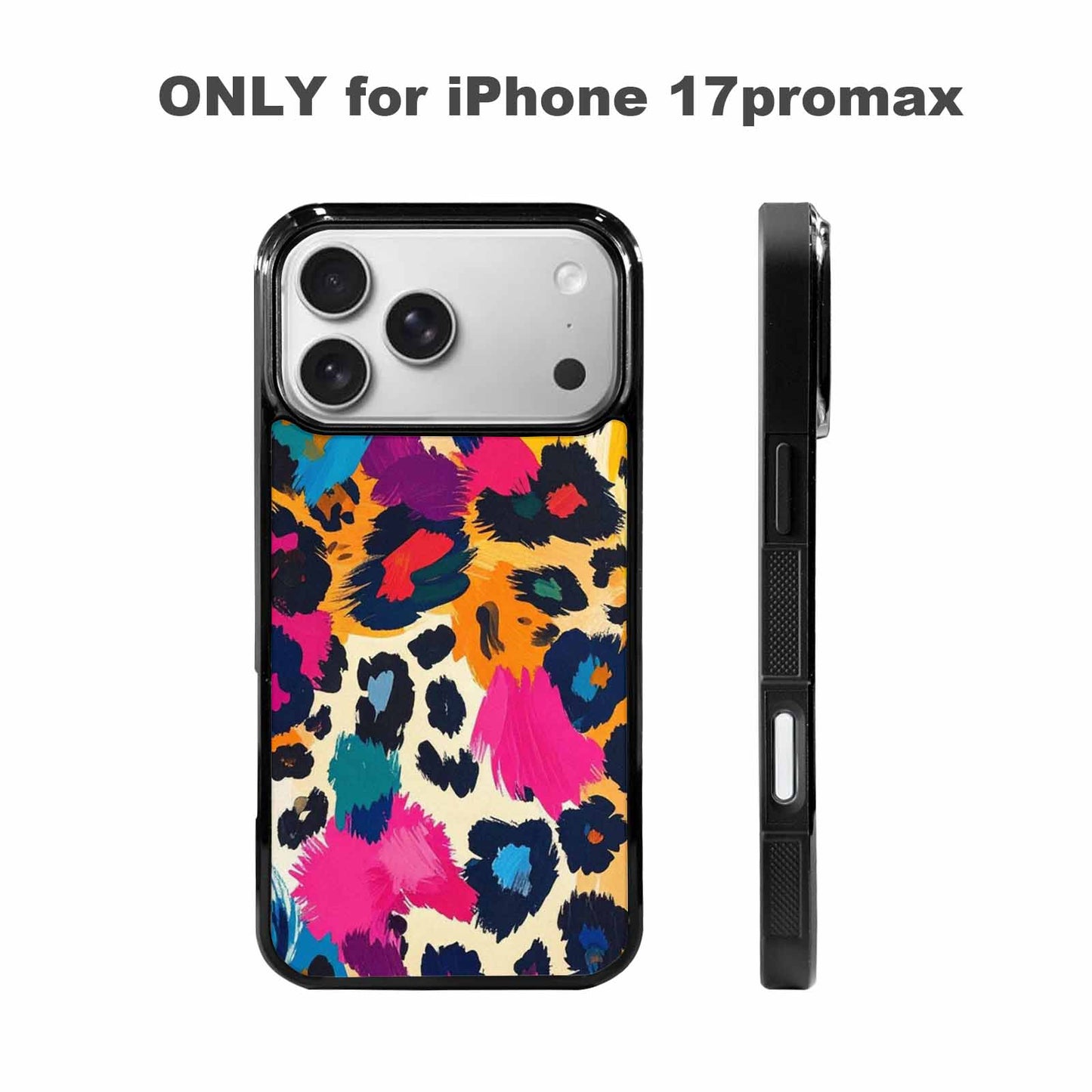iPhone 17 Pro Max Case — Full Color Vibrant Animal Print, Unique Phone Case Design