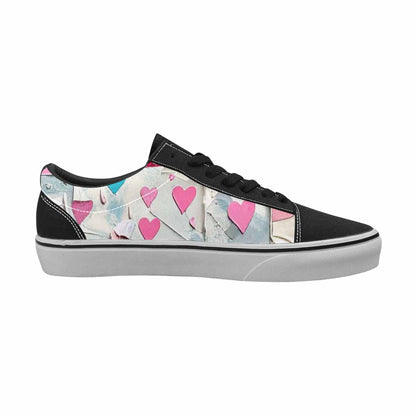 WOMEN'S Transgender Pride Flag Lace-Up Canvas Grunge Shoes