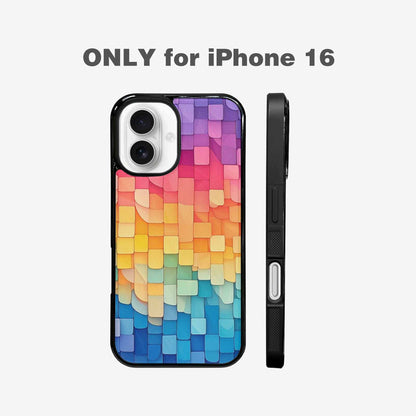 iPhone 16 Case — Color Gradient Fade Pattern Hundreds Of, Custom Print Case Cover