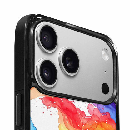 iPhone 17 Pro Max Case — Watercolor Splash Abstract Pattern, Watercolor Abstract, Customized Protective Case