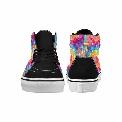 MEN'S Mushrooms  Tie Dye High Top Canvas Aesthetic Shoes