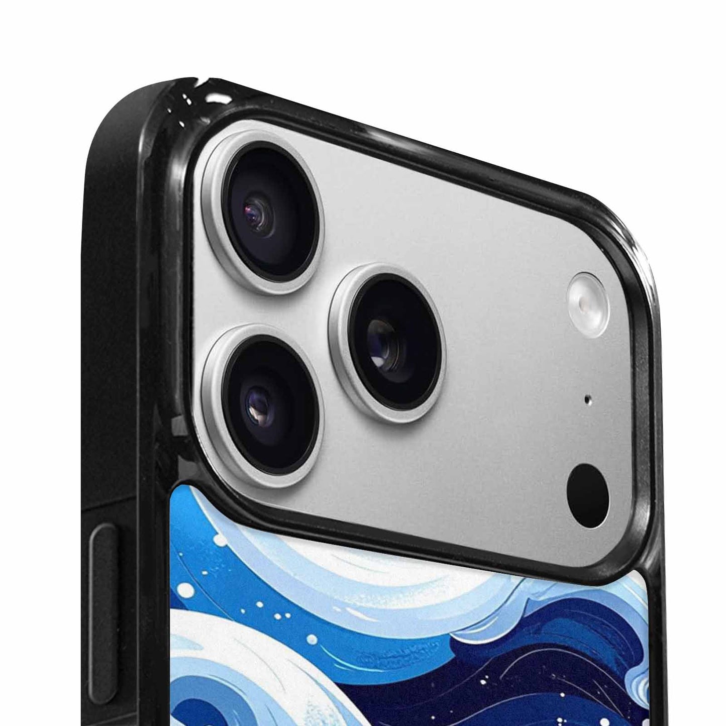 iPhone 17 Pro Max Case — Glossy Winter Wave Cartoon Cute, Custom Print Case Cover