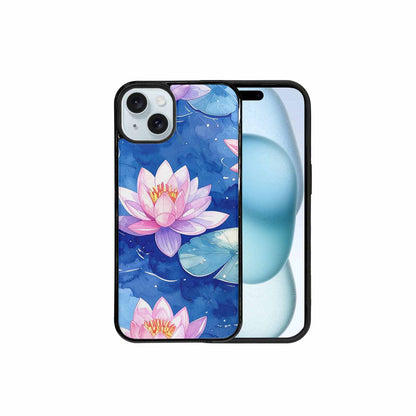 iPhone 15 Plus Case — Monet Water Lilies Painting Pattern, Customized Protective Case