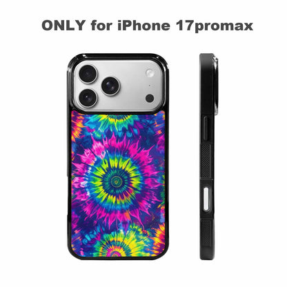iPhone 17 Pro Max Case — Tie Dye Neon Acid Tie Dye, Custom Print Case Cover
