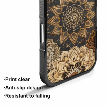 iPhone 17 Case — Small Mandala Pattern, Randomly Floral, Custom Printed Phone Case