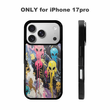iPhone 17 Pro Case — Aliens Marblemelting Aliens Pa Mif Alien, Custom Print Case Cover
