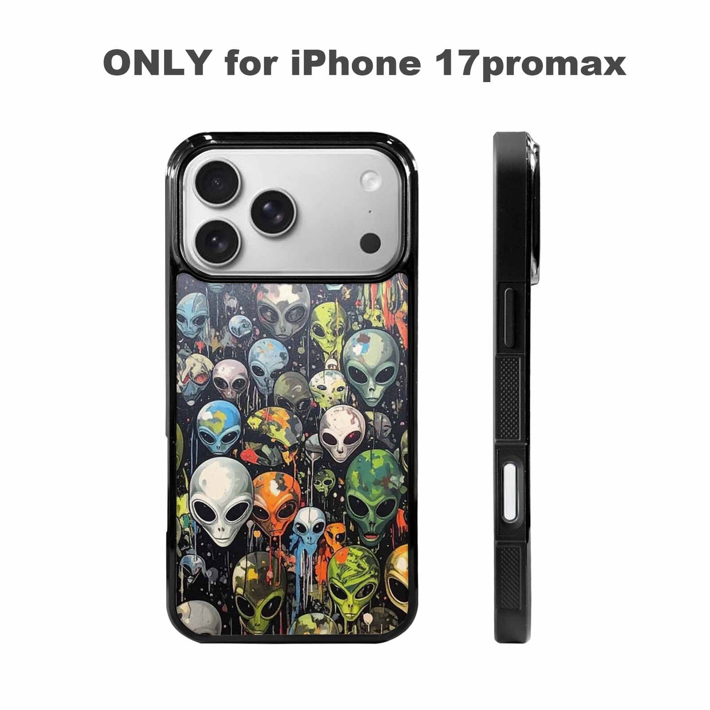 iPhone 17 Pro Max Case — Aliens Camo Aliens Alien Scifi, Custom Printed Phone Case