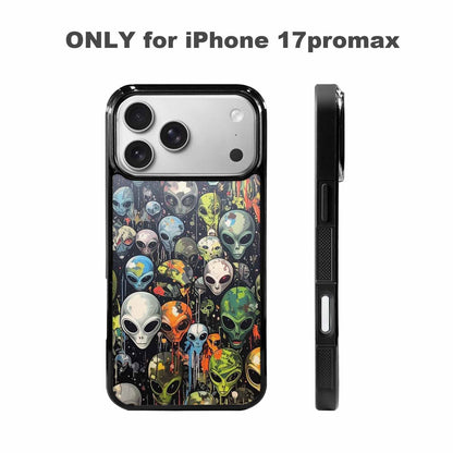 iPhone 17 Pro Max Case — Aliens Camo Aliens Alien Scifi, Custom Printed Phone Case