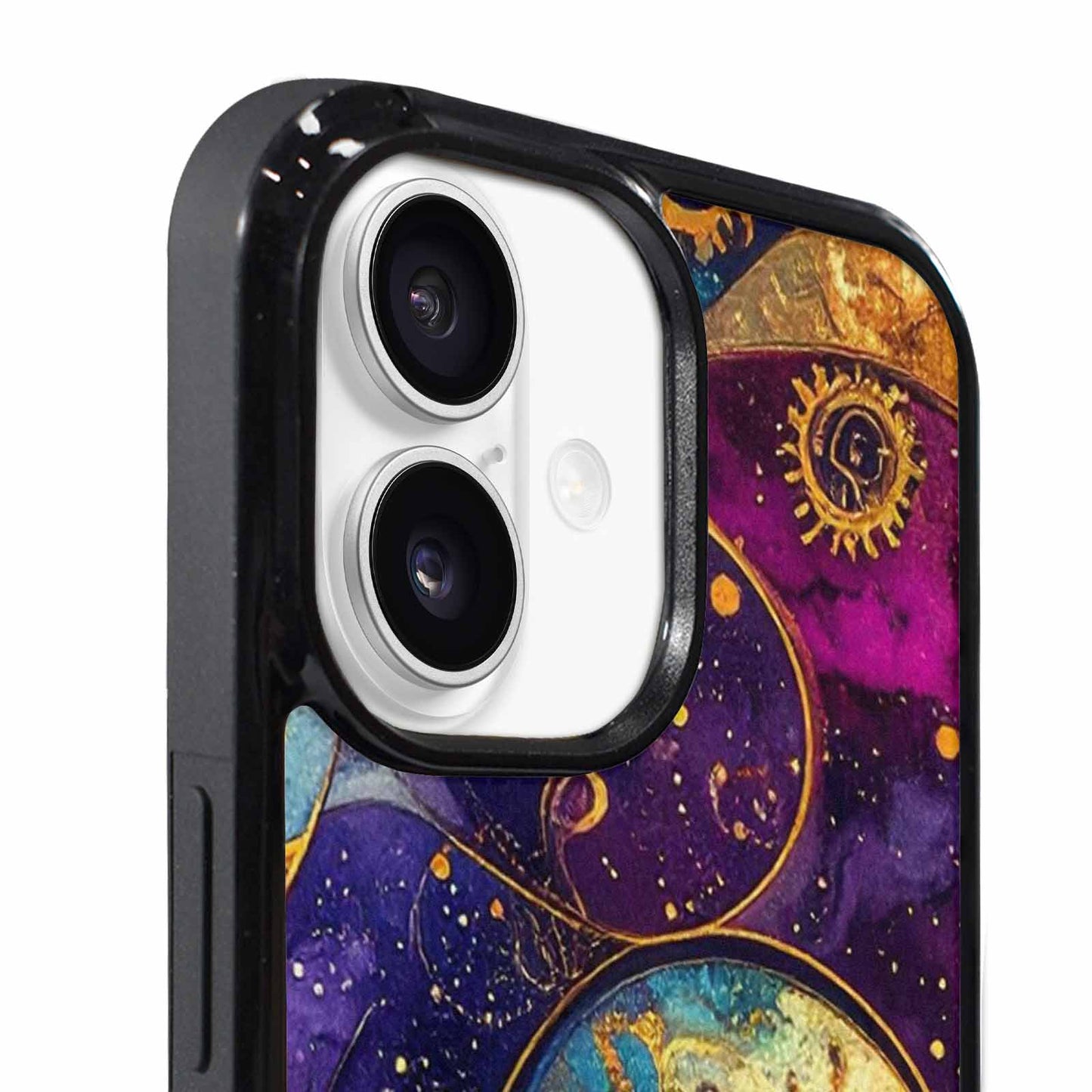 iPhone 17 Case — Steampunk Galaxy Art Seamless Galaxy Space, Custom Art Phone Cover