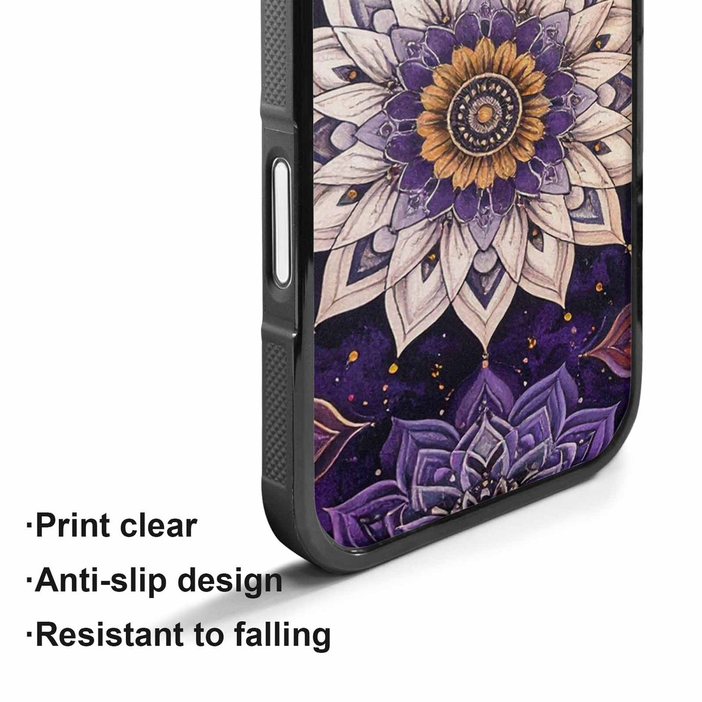 iPhone 17 Case — Small Mandala Pattern, Randomly Floral, Personalized Phone Case