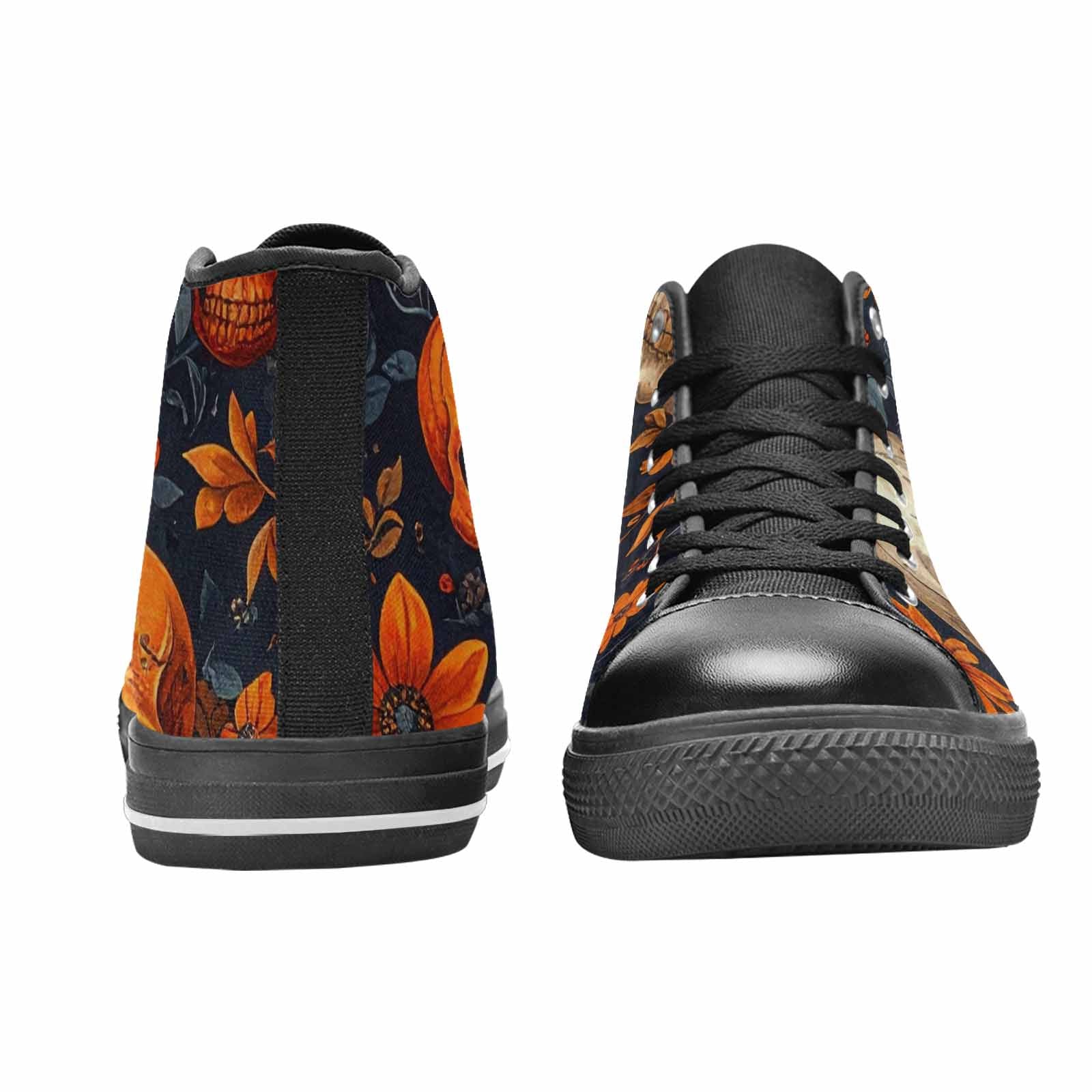 MEN'S Skulls - Halloween High Top Canvas Dark Academia Custom Shoes