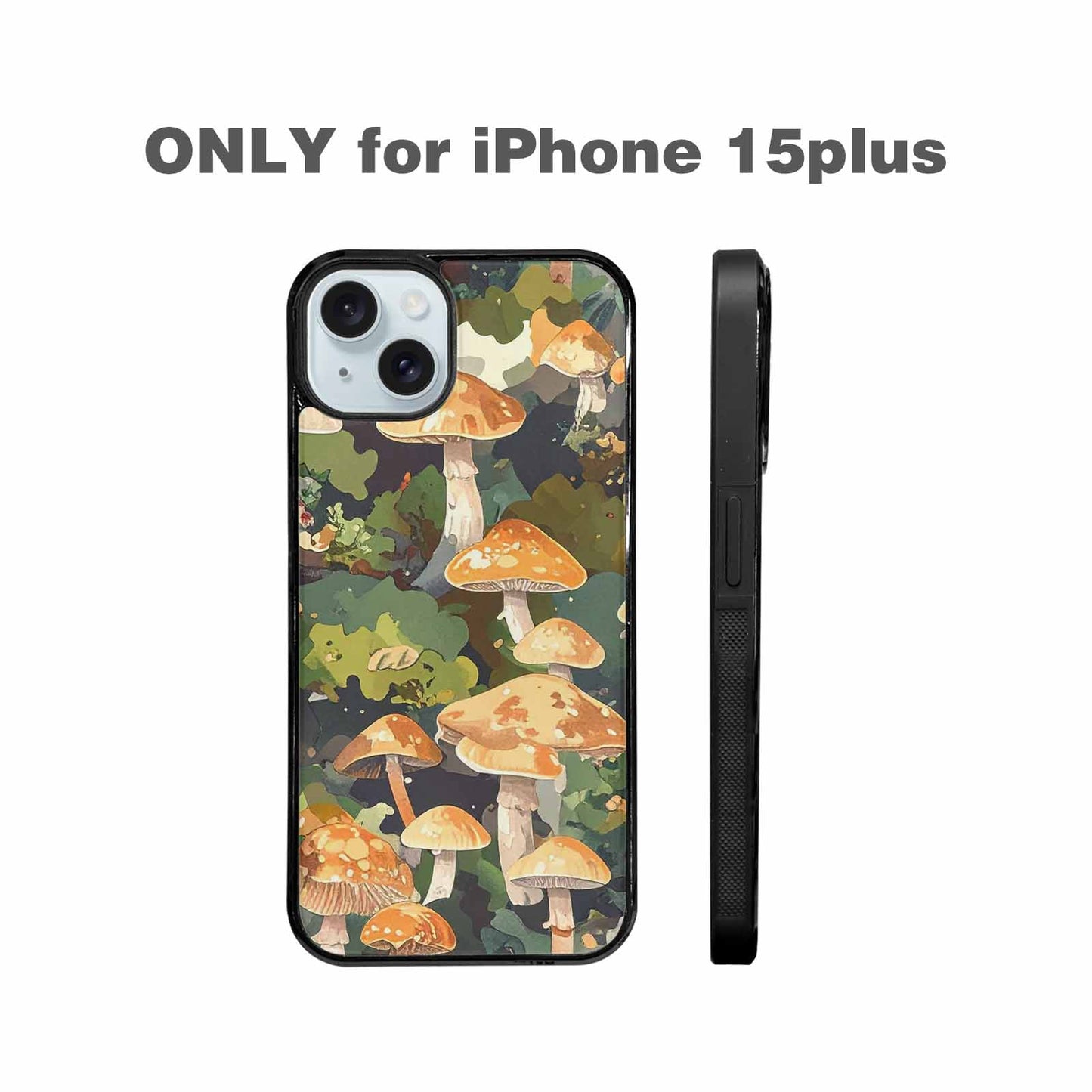 iPhone 15 Plus Case — Mushrooms Camomushrooms Patter 9y1, Original Design Phone Case