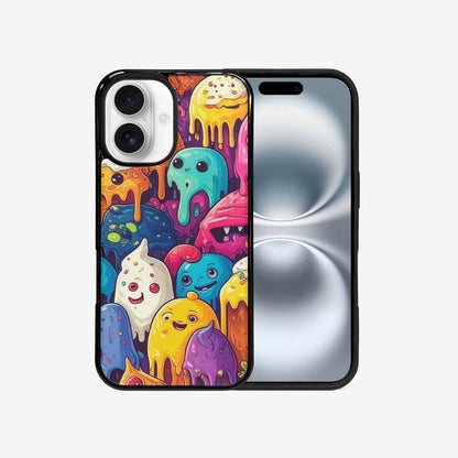 iPhone 16 Case — Melting Ice Cream Monster Charac, Custom Made Phone Cover