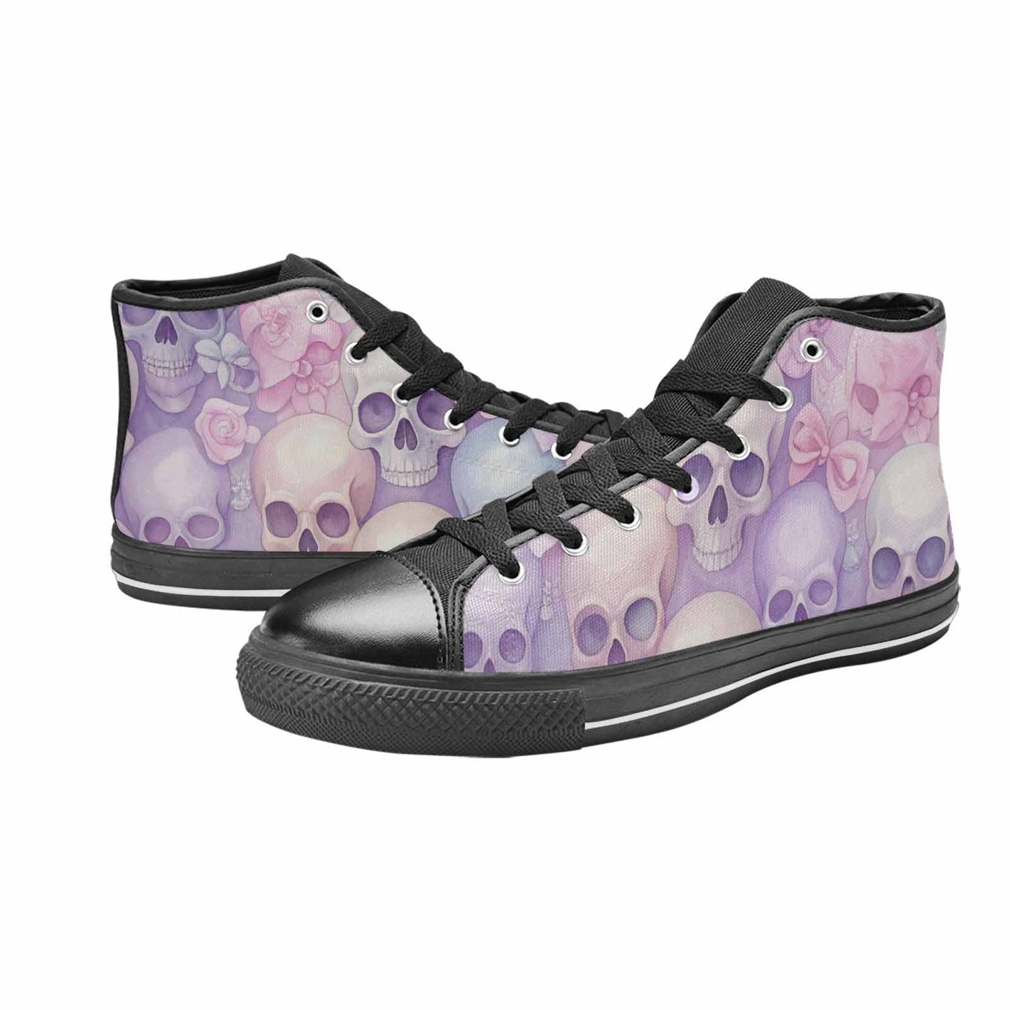 MEN'S Skulls - Pastel High Top Canvas Surreal Shoes