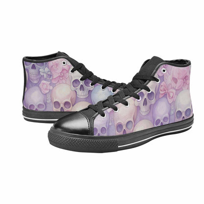MEN'S Skulls - Pastel High Top Canvas Surreal Shoes