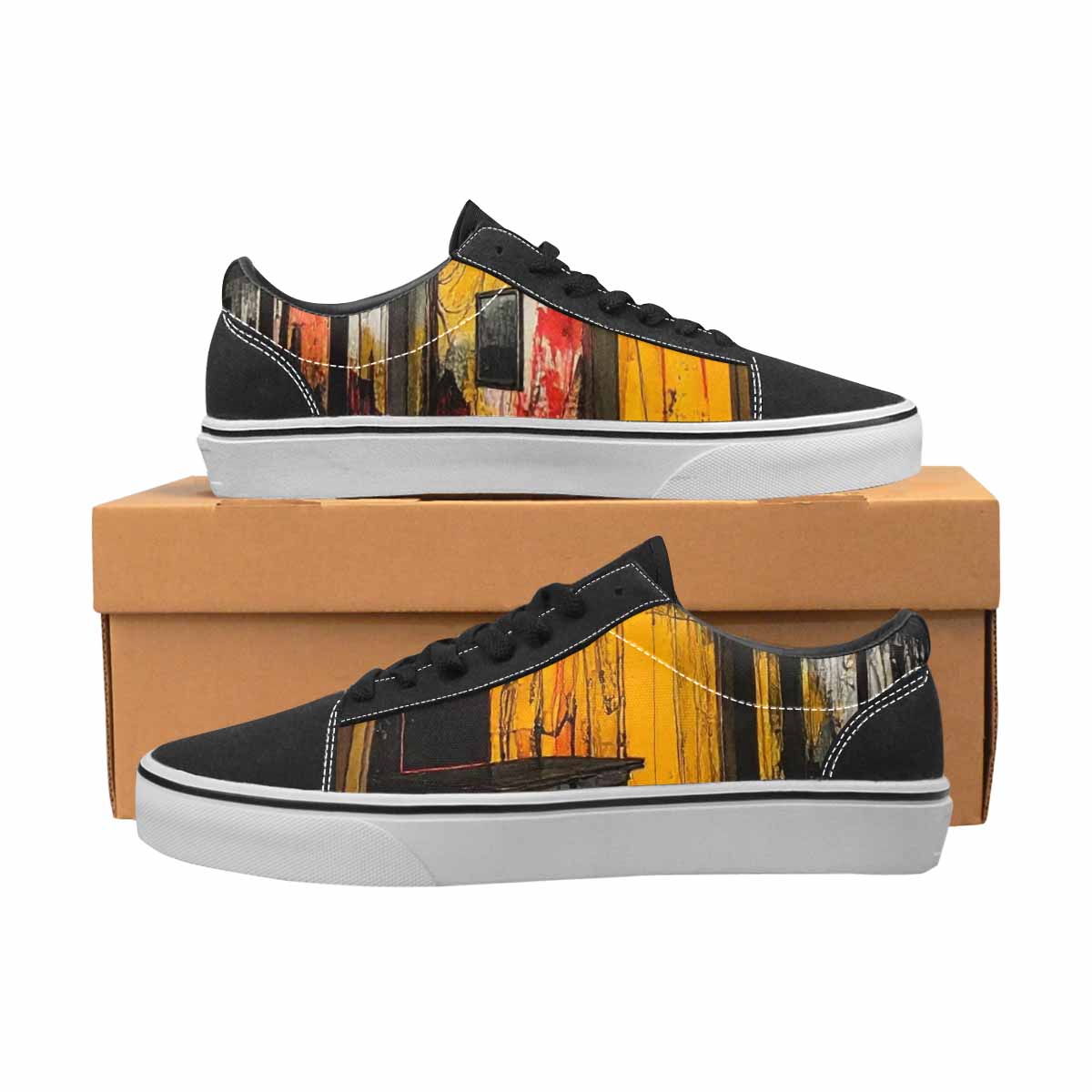 WOMEN'S Liminal Space Fragment Lace-Up Canvas Y2K Shoes