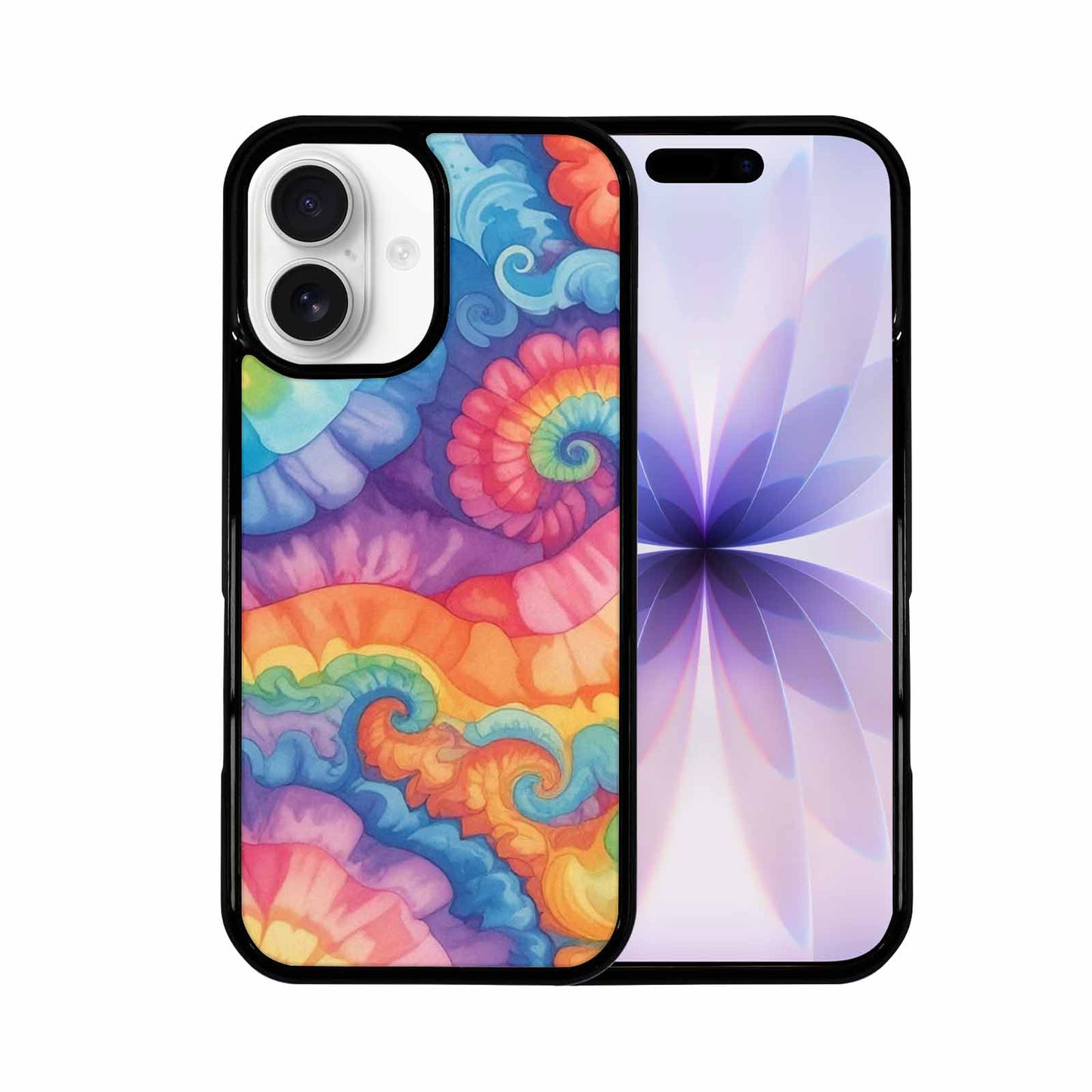 iPhone 17 Case — Tie Dye Swirls Tie Dye Tie, Custom Printed Phone Case