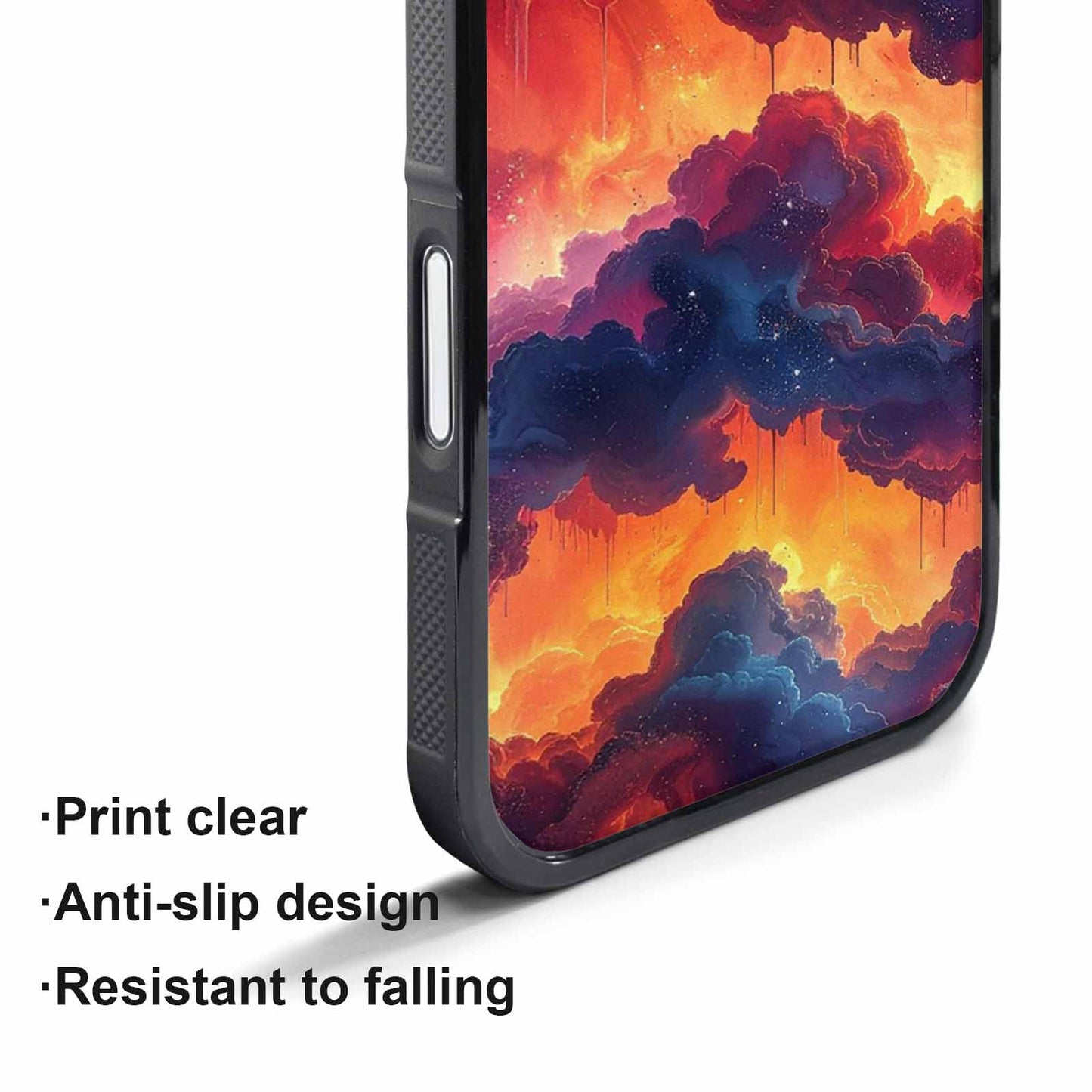 iPhone 17 Pro Case — Seamless Tileable Pattern Of Overlapping Galaxy, Personalized Phone Case