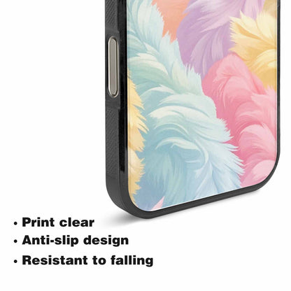 iPhone 15 Pro Max Case — Zebra Pastel Rainbow, Custom Printed Phone Case