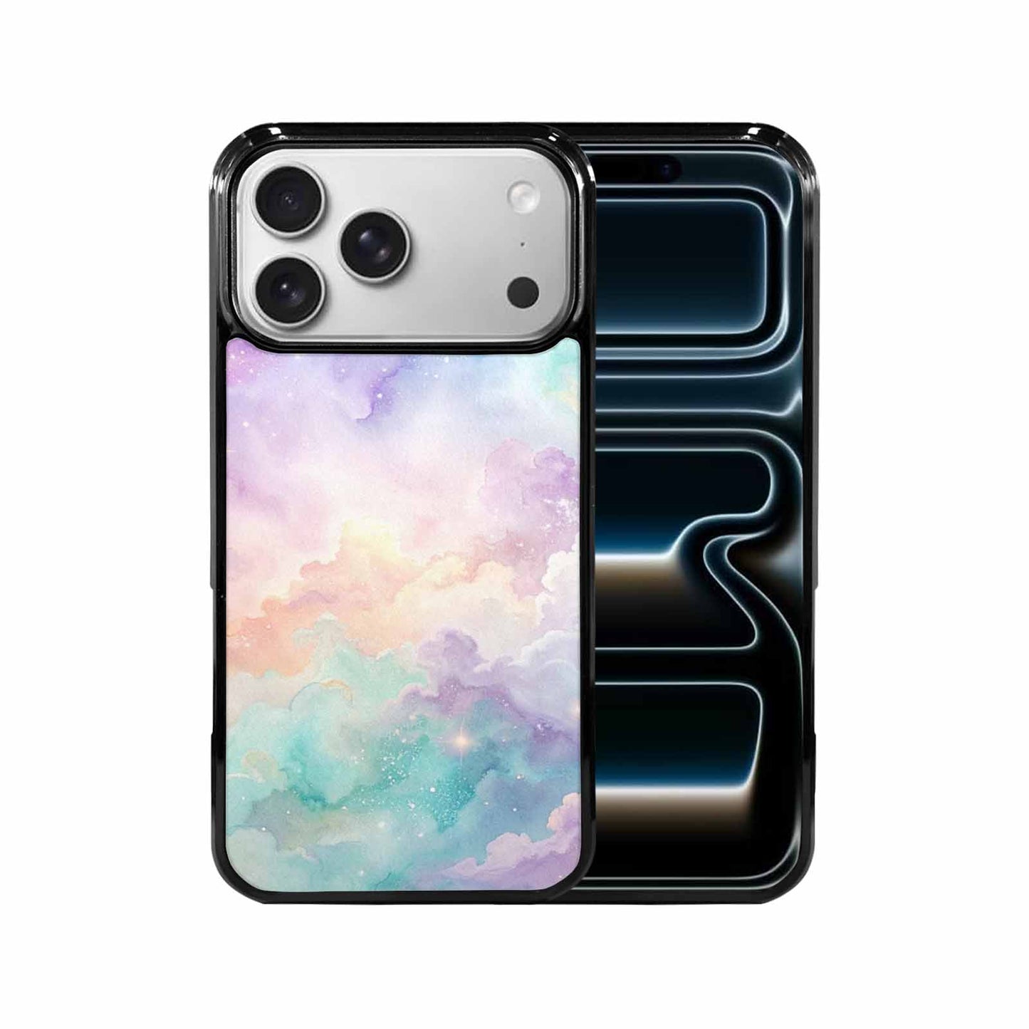iPhone 17 Pro Max Case — Galaxy Texture In Soft Galaxy Space, Custom Print Case Cover