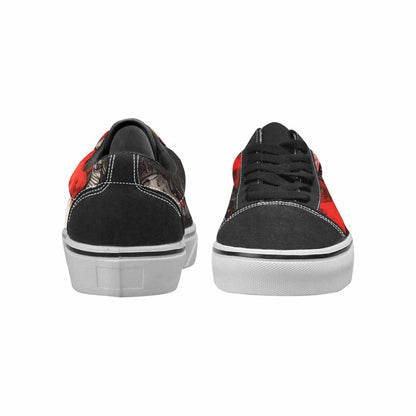 WOMEN'S Camo Patches Lace-Up Canvas Neon Fantasy Shoes