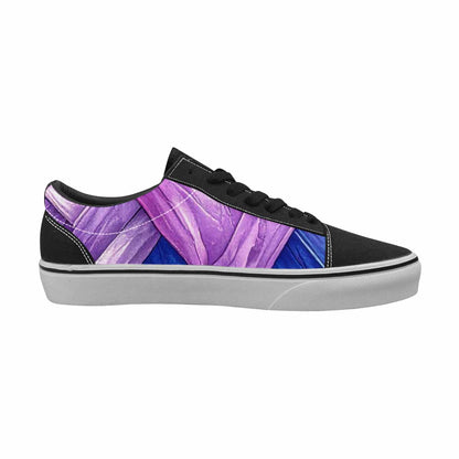 MEN'S Bisexual Flag Color Canvas Lace-Up Dreamcore Shoes