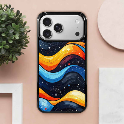 iPhone 17 Pro Max Case — Glossy Winter Wave Cartoon Cute, Custom Art Phone Cover