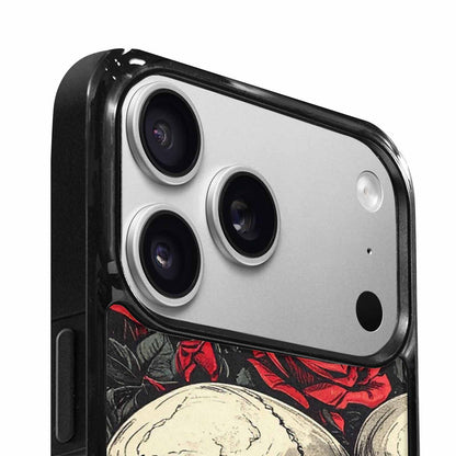 iPhone 17 Pro Max Case — Seamless Tileable Pattern Of Gothic Skulls, Custom Designed Case Cover