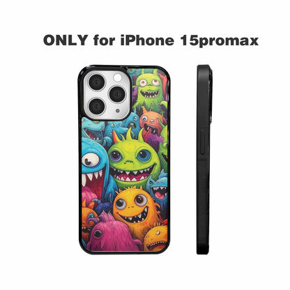 iPhone 15 Pro Max Case — Monsters General Cartoon Monst 0p8, Custom Art Phone Cover