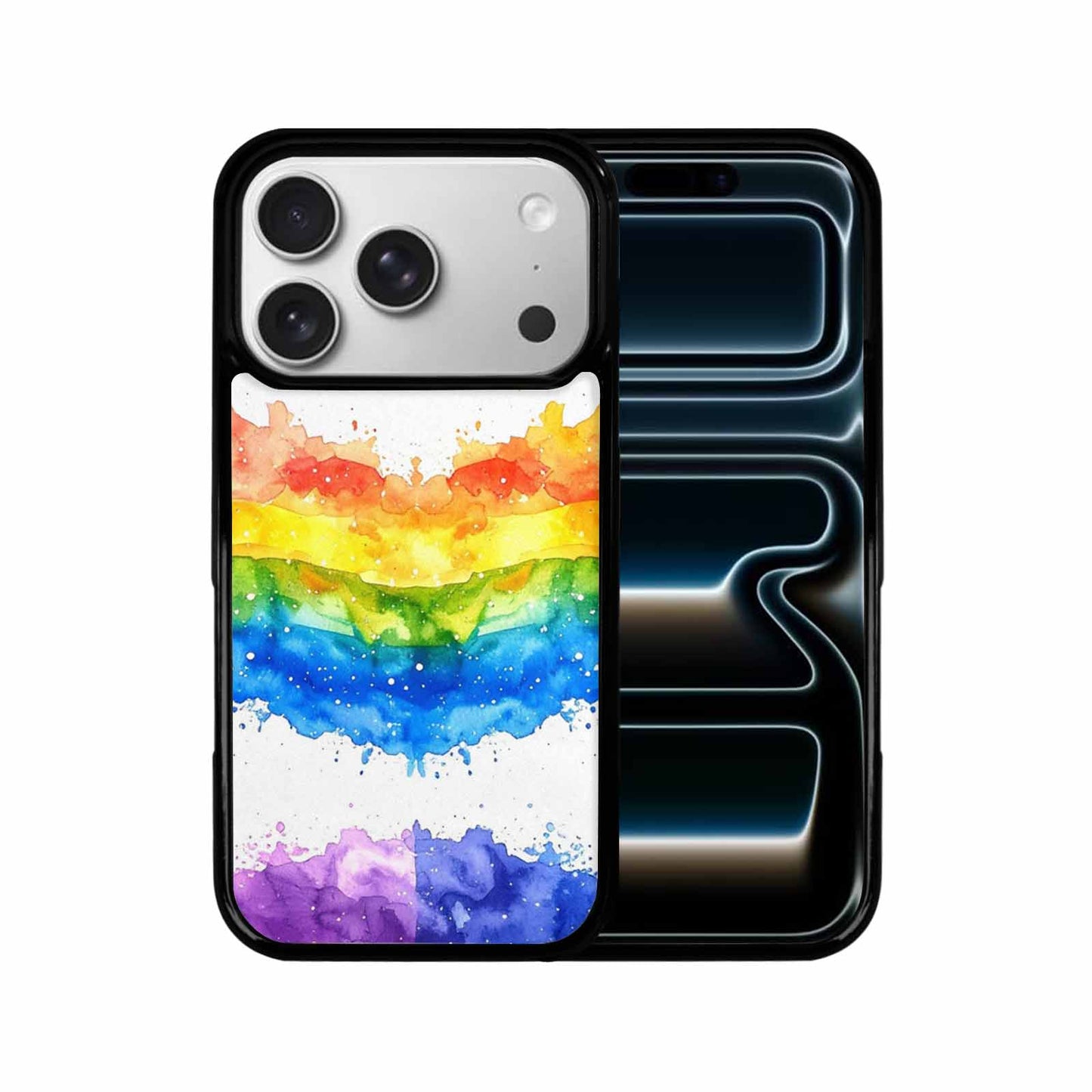 iPhone 17 Pro Case — Watercolor Splash Abstract Pattern Seamless Watercolor, Custom Made Phone Cover