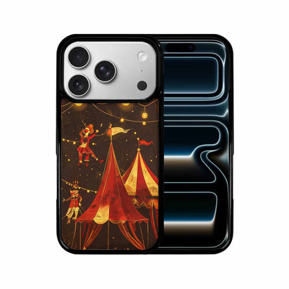 iPhone 17 Pro Case — Vintage Circus Art Pattern Retro Vintage, Custom Phone Case