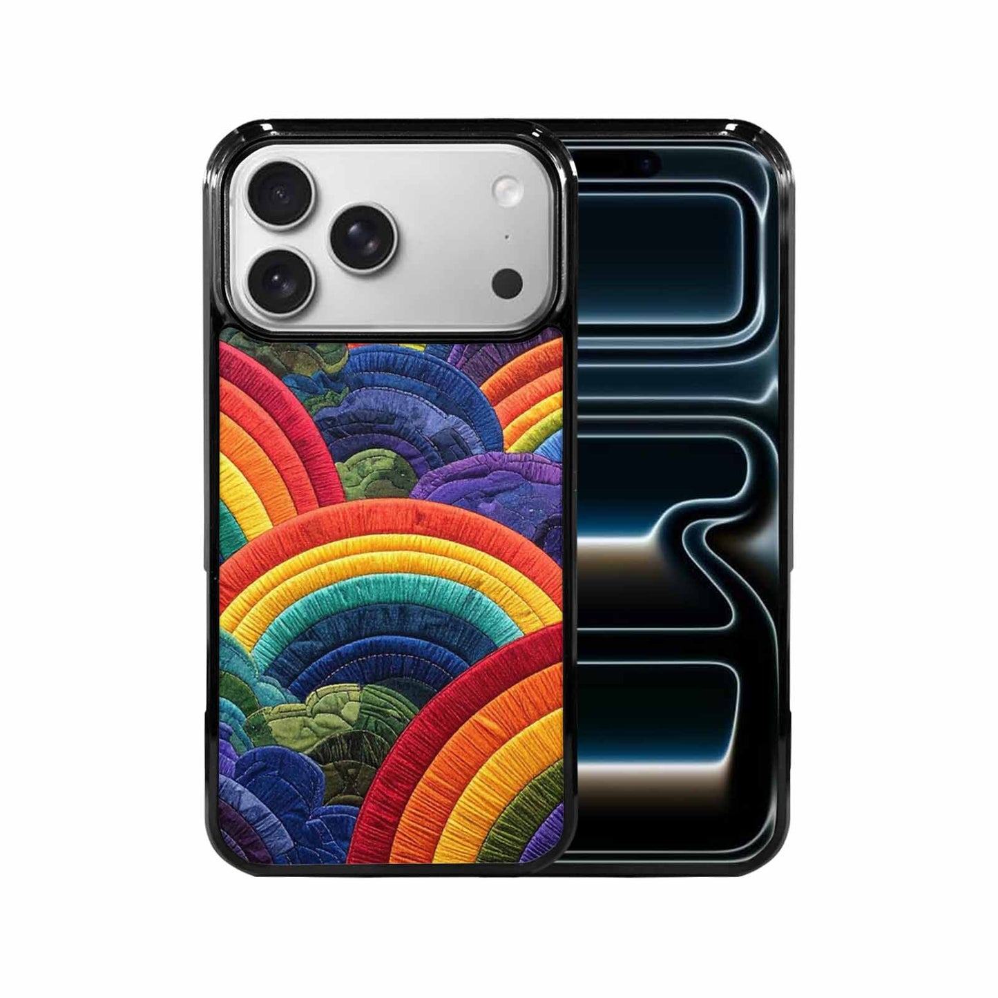 iPhone 17 Pro Max Case — Vivid Camo Rainbow Camo, Custom Made Phone Cover