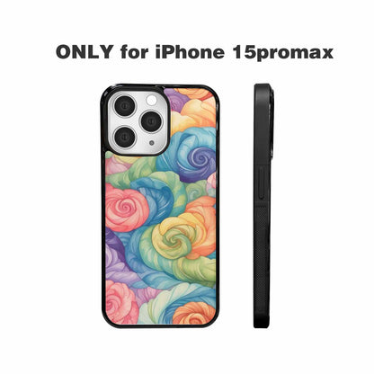 iPhone 15 Pro Max Case — Tie Dye Swirls Tie Dye Swirls, Custom Designed Case Cover