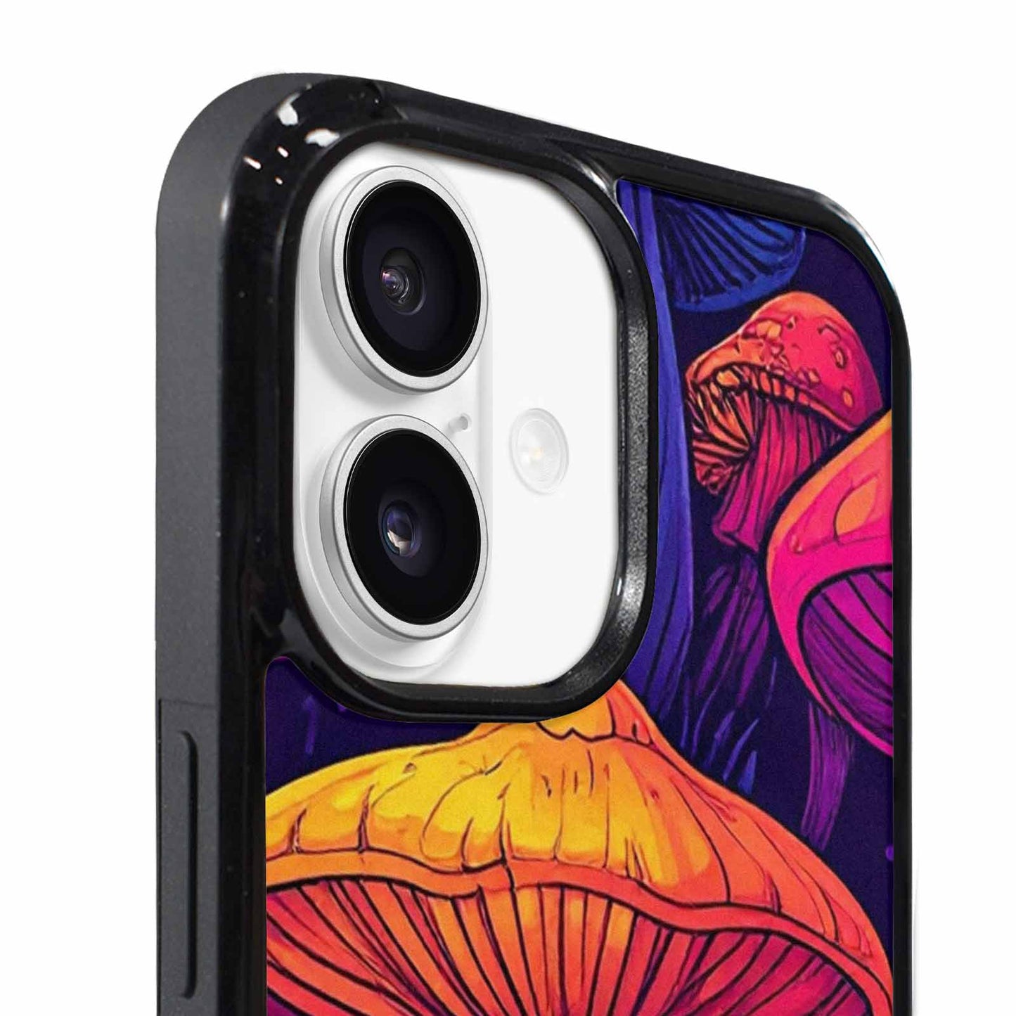 iPhone 17 Case — Psychedelic Mushroom Cartoon Pattern Cartoon Cute, Custom Print Case Cover