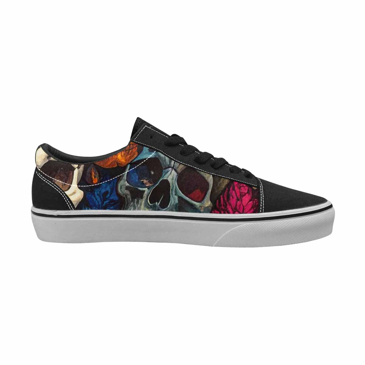WOMEN'S Skulls Lace-Up Canvas Dreamcore Shoes