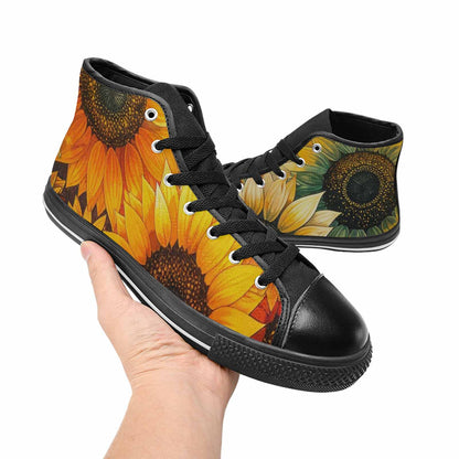 WOMEN'S Blend Melt Them High Top Canvas Grunge Custom Sneakers