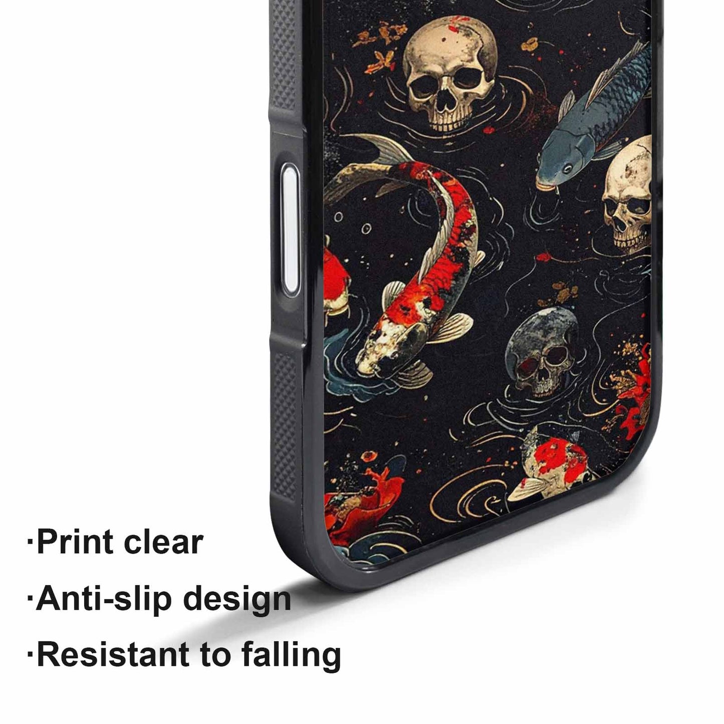 iPhone 17 Pro Max Case — Skull Dark Art Gothic Print Gothic, Personalized Phone Case
