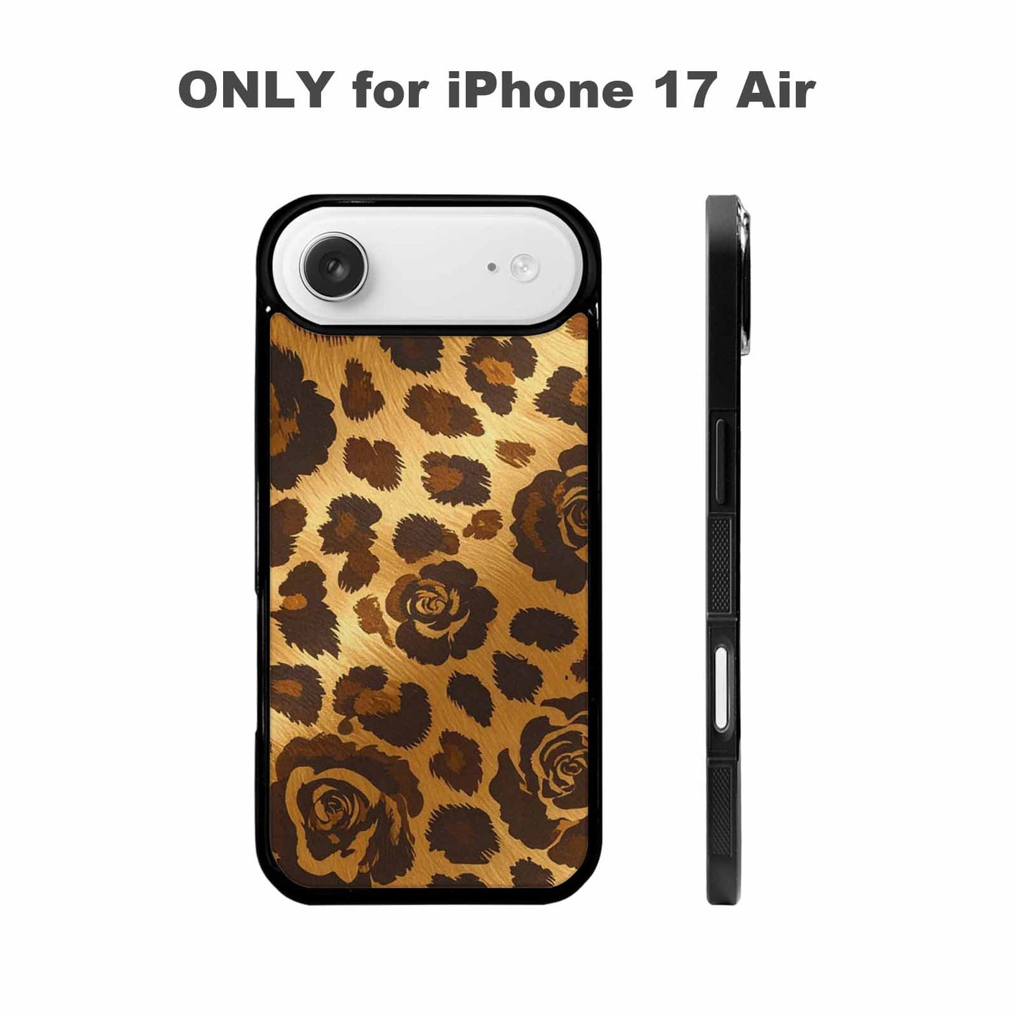 iPhone 17 Air Case — Classic Leopard Print Warm Golden Animal, Custom Print Case Cover