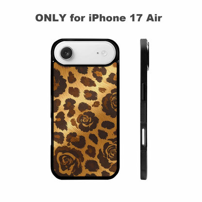 iPhone 17 Air Case — Classic Leopard Print Warm Golden Animal, Custom Print Case Cover