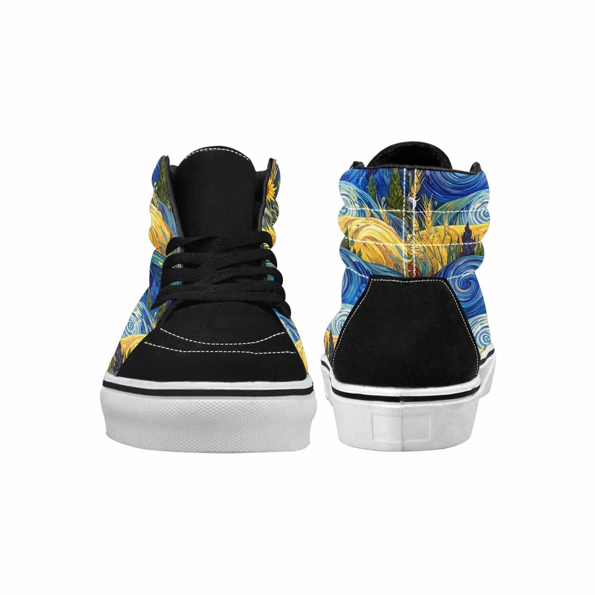 WOMEN'S Blend All Versions High Top Canvas Grunge Sneakers