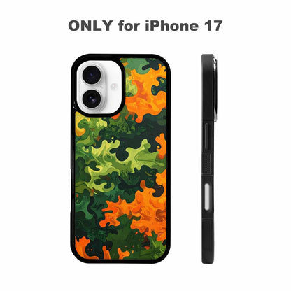 iPhone 17 Case — Small Military Camouflage Blotch Camo, Custom Print Case Cover