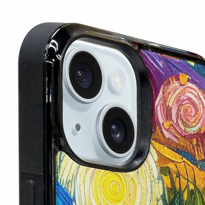 iPhone 15 Plus Case — Blend All Versions Together Melting Together, Custom Phone Case