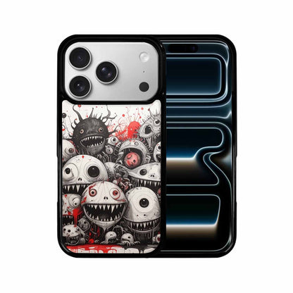 iPhone 17 Pro Case — Multi Eye Monster Black Red Original, Custom Printed Phone Case