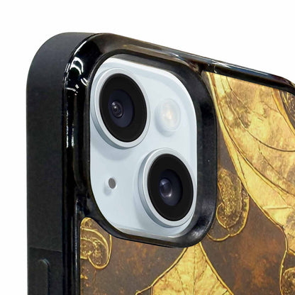 iPhone 15 Case — Klimt Gold Leaf Artwork Pattern, Custom Made Phone Cover