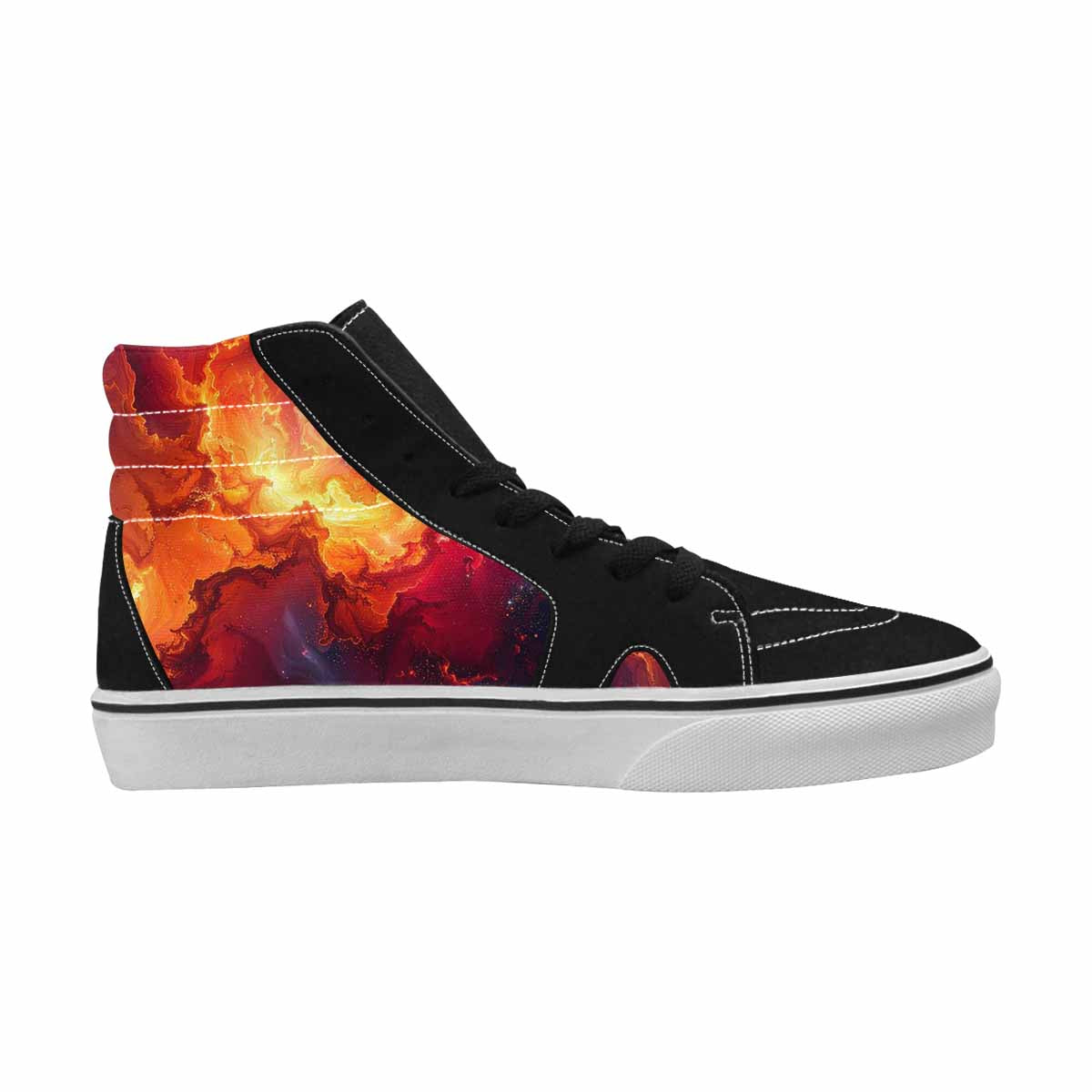 WOMEN'S Galaxy Art - High Top Canvas Surreal Custom Sneakers