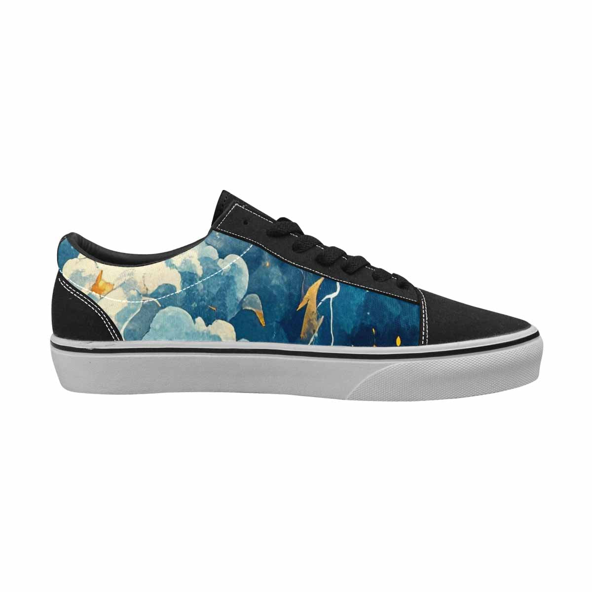 WOMEN'S Lightning Bolt Canvas Lace-Up Vibrant Chaos Shoes