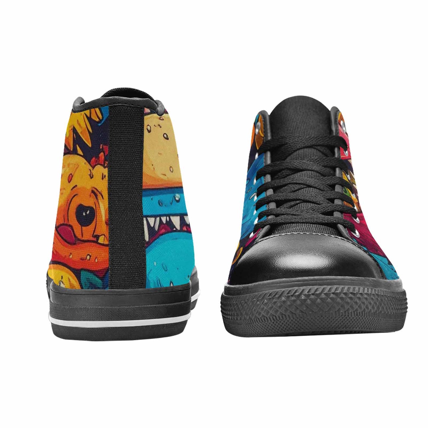 MEN'S Cartoon Monster Character High Top Canvas Aesthetic Shoes